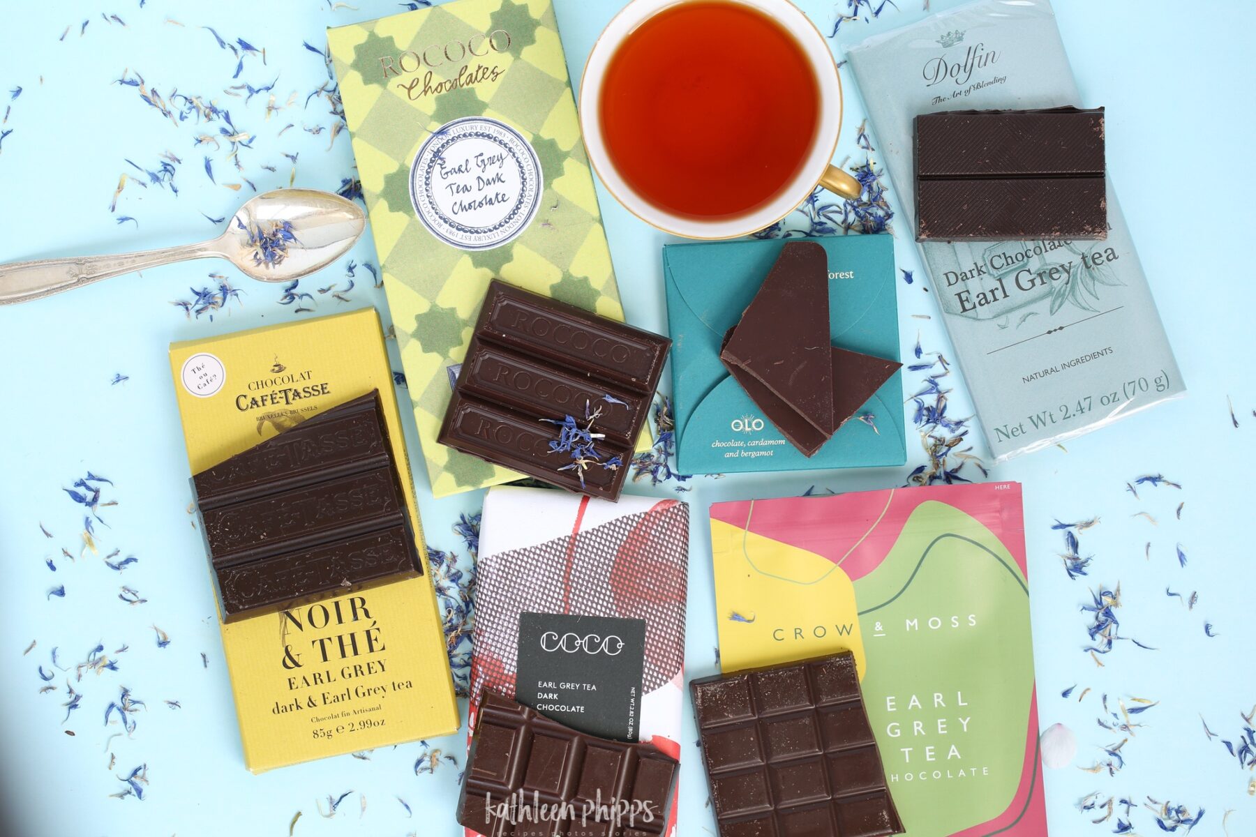Earl Grey Chocolate Bars Kathleen Phipps