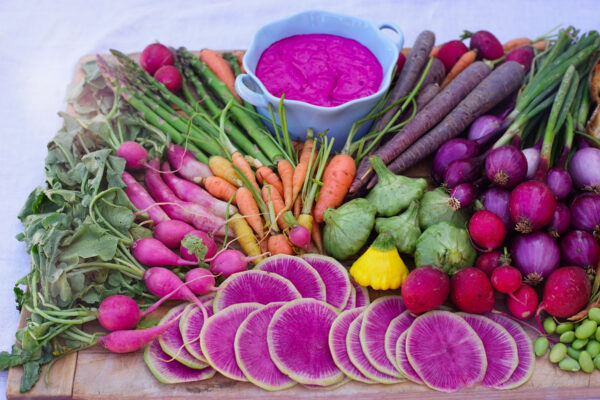 Spring Crudites Board